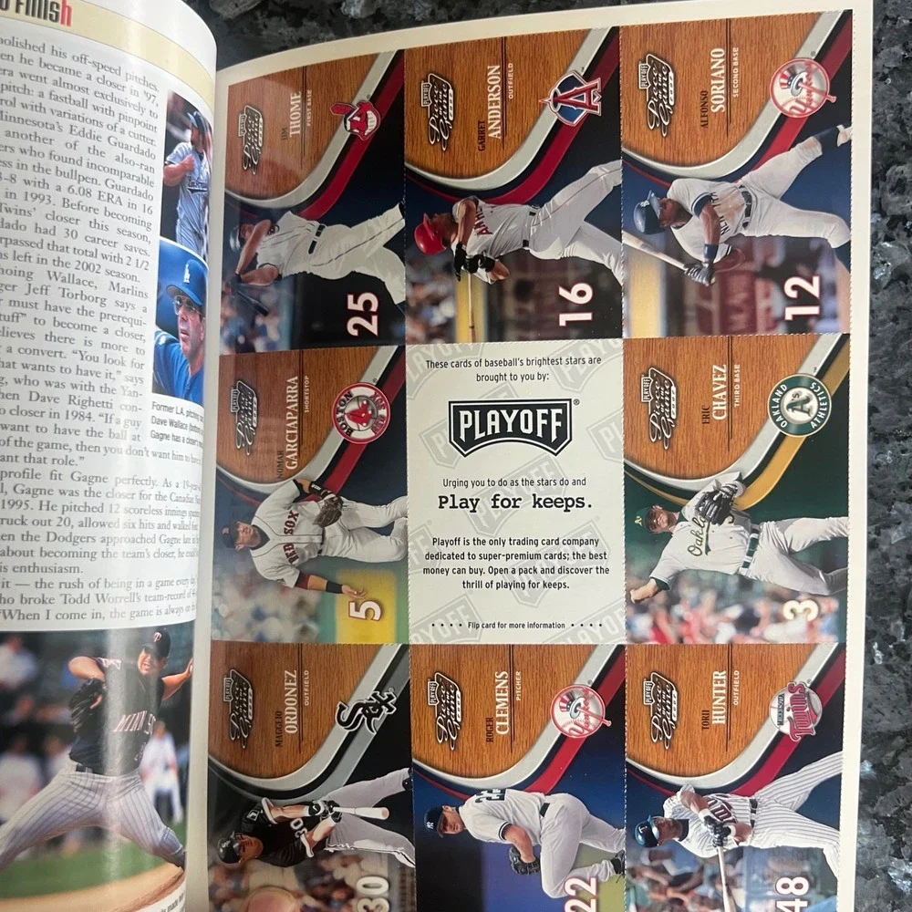 Vintage Baseball Book Lot, Pictorial History, Rules in Pics, 2002 ALCS Program